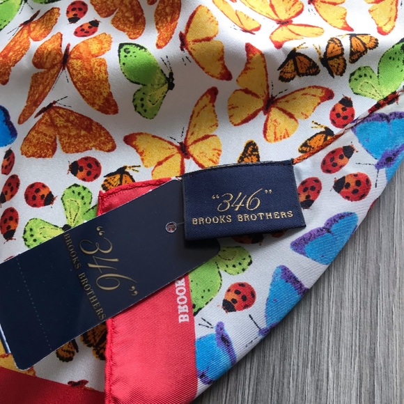 Brooks Brothers Butterfly Scarf - Picture 4 of 4